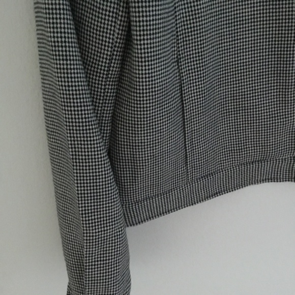 Rafael Houndstooth Check Wool Jacket is New without Tags! Women's Size 10 - Picture 4 of 4